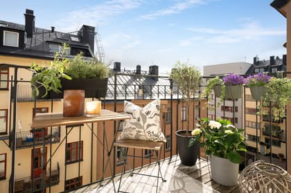 Balkong eller utsiktsbild