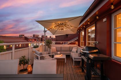 Balkong eller utsiktsbild