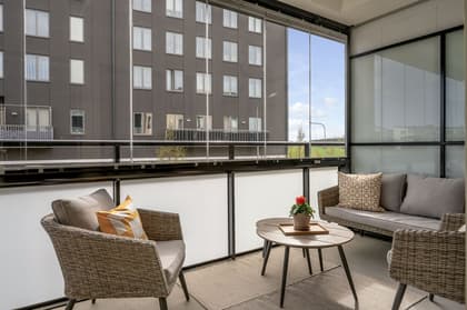 Balkong eller utsiktsbild