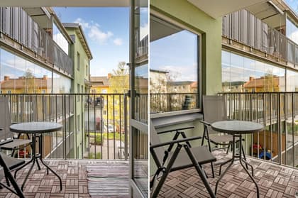 Balkong eller utsiktsbild