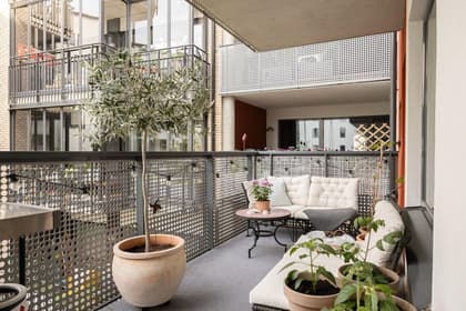 Balkong eller utsiktsbild