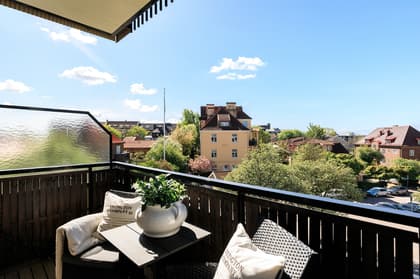 Balkong eller utsiktsbild