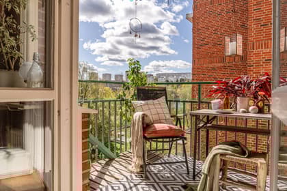 Balkong eller utsiktsbild