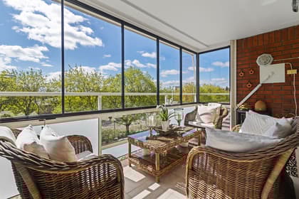 Balkong eller utsiktsbild