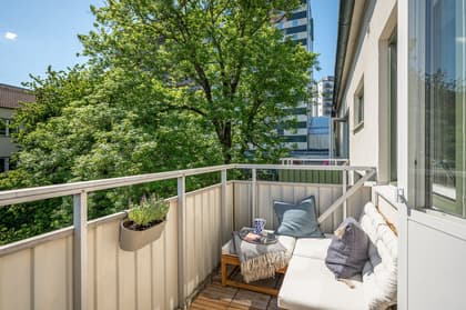 Balkong eller utsiktsbild