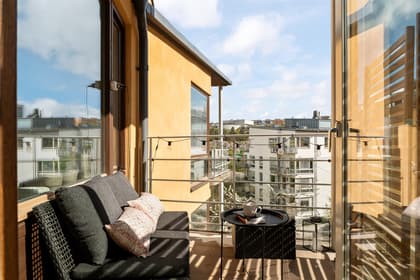 Balkong eller utsiktsbild