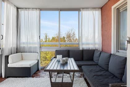 Balkong eller utsiktsbild