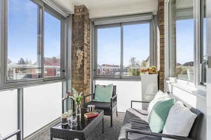 Balkong eller utsiktsbild