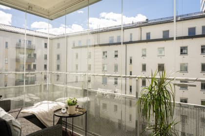 Balkong eller utsiktsbild