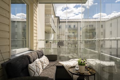 Balkong eller utsiktsbild