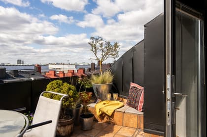 Balkong eller utsiktsbild