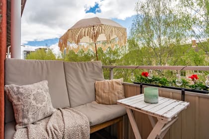 Balkong eller utsiktsbild