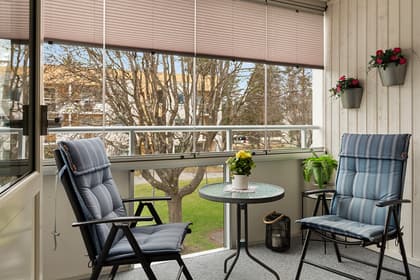 Balkong eller utsiktsbild