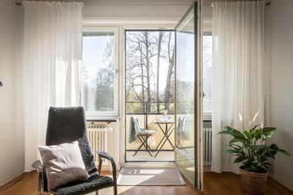 Balkong eller utsiktsbild