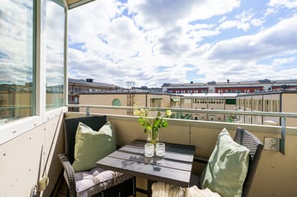 Balkong eller utsiktsbild