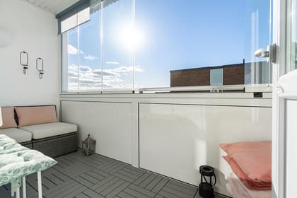 Balkong eller utsiktsbild