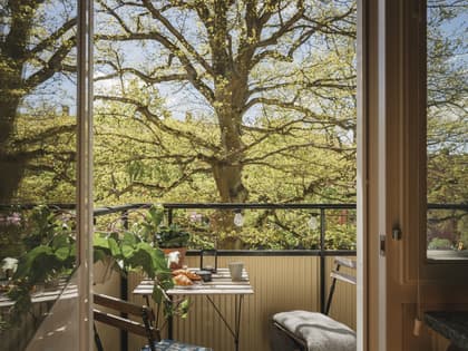 Balkong eller utsiktsbild