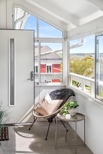 Balkong eller utsiktsbild