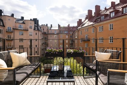 Balkong eller utsiktsbild