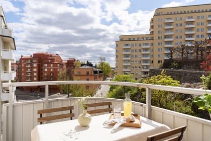 Balkong eller utsiktsbild