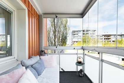 Balkong eller utsiktsbild