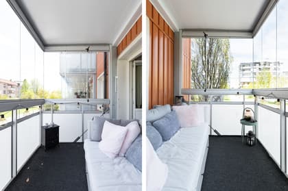 Balkong eller utsiktsbild