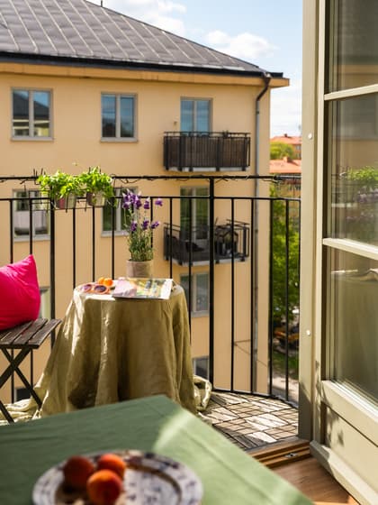 Balkong eller utsiktsbild