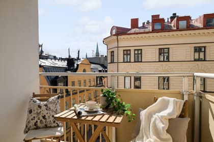 Balkong eller utsiktsbild