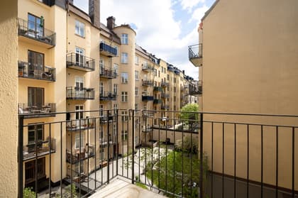 Balkong eller utsiktsbild