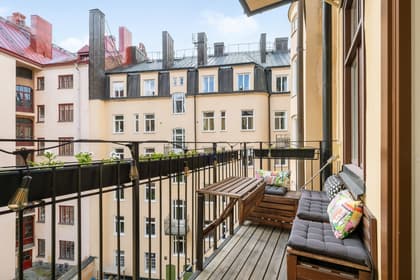 Balkong eller utsiktsbild