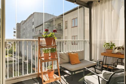 Balkong eller utsiktsbild