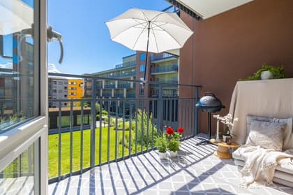 Balkong eller utsiktsbild