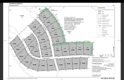 Illustrerad karta över fastigheten eller området