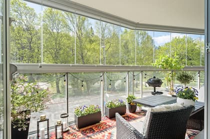 Balkong eller utsiktsbild