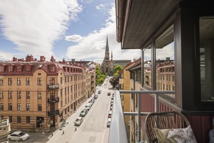 Balkong eller utsiktsbild