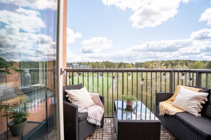 Balkong eller utsiktsbild