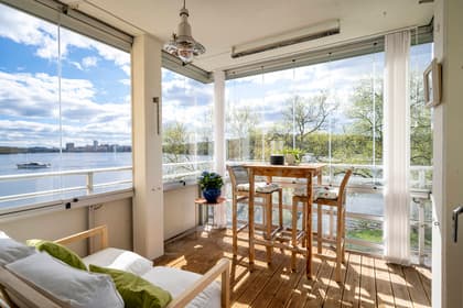 Balkong eller utsiktsbild