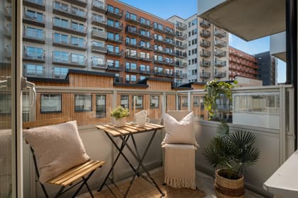 Balkong eller utsiktsbild