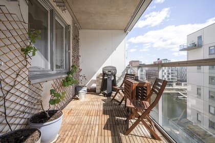 Balkong eller utsiktsbild