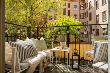 Balkong eller utsiktsbild