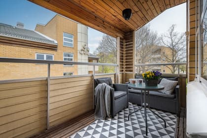 Balkong eller utsiktsbild