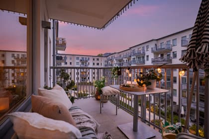 Balkong eller utsiktsbild