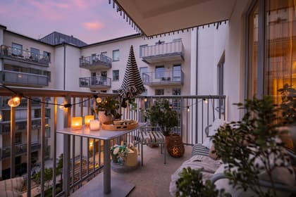 Balkong eller utsiktsbild