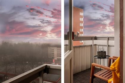 Balkong eller utsiktsbild