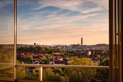 Balkong eller utsiktsbild