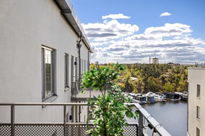 Balkong eller utsiktsbild