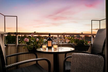 Balkong eller utsiktsbild