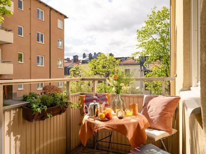 Balkong eller utsiktsbild