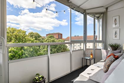 Balkong eller utsiktsbild