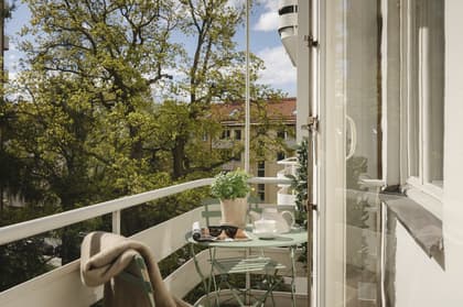 Balkong eller utsiktsbild